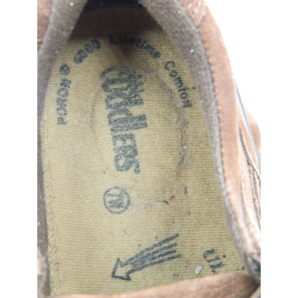 Cobbie Cuddlers Women’s Casual Shoes Sz 7 W Brown Leather Suede Slip on Zipper - Picture 5 of 6